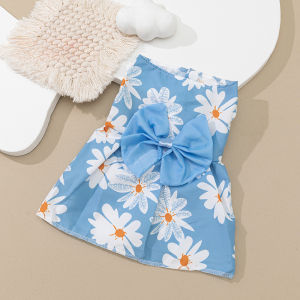 Spring Summer Dog Princess Dress Kitten Pet Skirt Cute Dog Dress Bow Lace for Small Medium Puppy Poodle Chihuahua