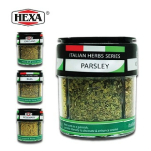 Hexa 4 in 1 Premium Seasoning Spices Condiments [Halal] 3 Flavor in Smart Storage Container