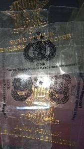 Plastik STNK / Plastik Pelindung STNK / Plastik Cover - 1 PCS Hitam