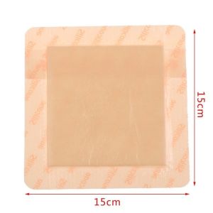 5Pcs Medical PU Silicone Foam Wound Dressing Waterproof Sterile Patch Suitable Decubitus Wound Care Patch for Bedridden Patients