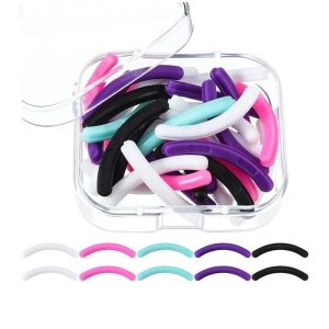 30Pcs Eyelashes Curler Replacement Pads Silicone Black Eyelash Elastic Gasket Replaced Spare Parts