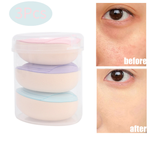 3pcs/set Cotton Candy Air Cushion Powder Puff Does Not Eat Powder Finger Powder Puff