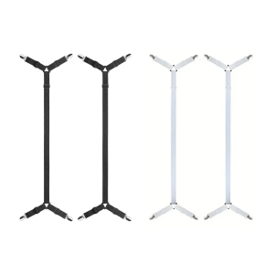 2 Pack Fabric Sheet Metal Clamps Secures Fit Sheets Without Damage Adjustable Bed Sheet Tensioners For Any Bed Frame