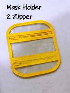 FawnG Handmade - Mask Holder 2 Zipper / Dompet Masker 2 zipper