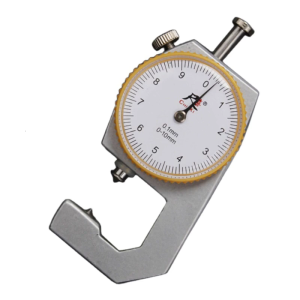 Lightweight Digital Thickness Gauge Round Dial Thickness Gauge 0.1mm Accuracy for Paper Metal Sheet Thickness Measuring
