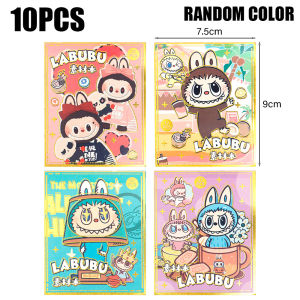 Labubu DIY Bookkeeping Stickers Cute Grain Blind Box Universal Stickers Notebook Hand Account Decompression Stickers