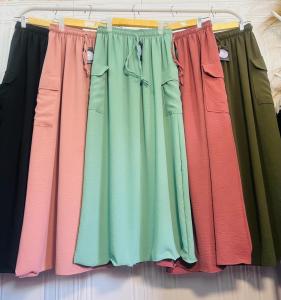 Rok KARGO Crinkle Airflow JUMBO/Rok KARGO Panjang Wanita JUMBO