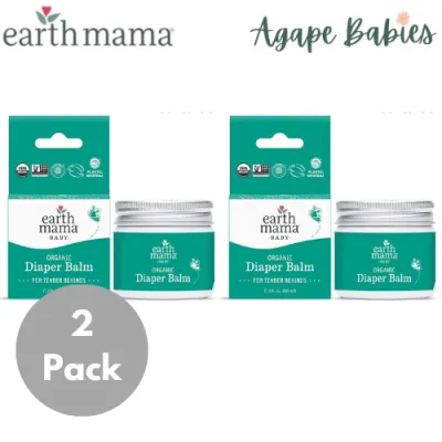 [2-Pk] Earth Mama Organic Baby Diaper Balm Exp: 08/28