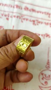 แหวนทองเหลือง แหวนพระพุทธเจ้า 5 พระองค์ แหวนทองเหลืองปั๊มพระพุทธเจ้า แหวน ทองเหลือง
