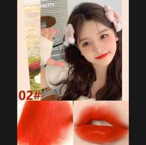 ORI 100% Lipstik Matte Velvet Lip Gloss Long Lasting Mud Lip Glaze Lip Gloss Tidak Kering Tahan Lama