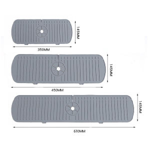 Faucet Splash-proof Silicone Pad Sink Splash Guard Kitchen Bathroom Countertop Protect Mat Heat Resistant Pad