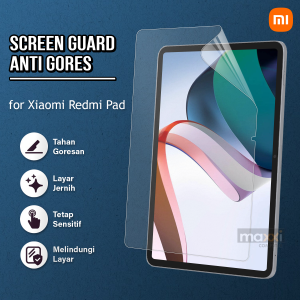 Ready Stok - Anti Gores Xiaomi Redmi Pad 10.6 inch 2022 Clear Screen Guard Protector Layar Bening Screen Guard Antigores Plastik Film Clear Transparan Pelindung Anti-gores