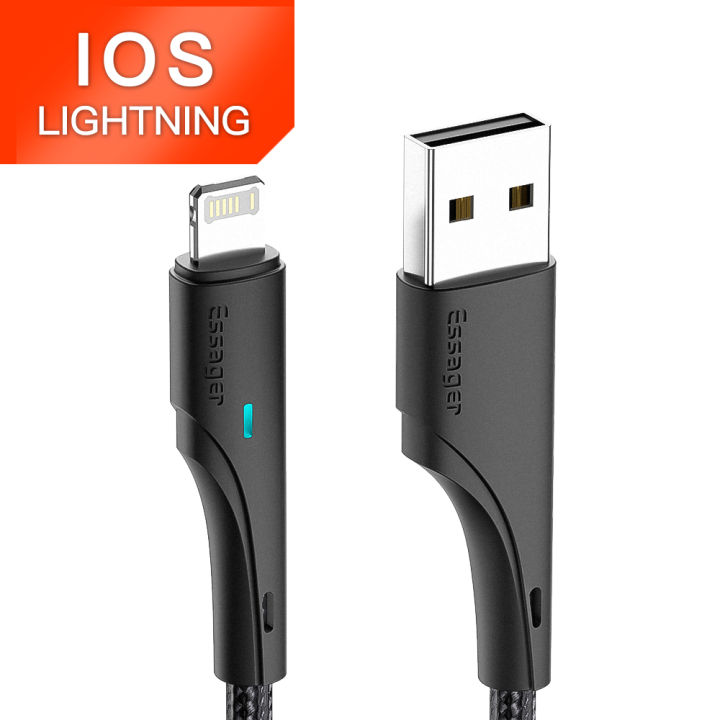Essager 3A USB Type C Micro /iPhone Cable For Samsung Huawei Xiaomi Fast  Charging USB-C Charger Mobile Phone Cable Lazada PH