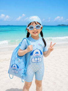 Combo kính bơi trẻ em mũ bơi xinh xắn túi bơi đi biển cho bé - nhân vật dễ thương Melody Cina Siêu nhân...