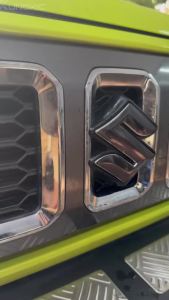 Cho Suzuki Jimny 2019-2025 TPU logo xe hơi Dán Trim Darken Biểu Tượng Phía Trước Lớp Phủ Decoractive Dán phụ kiện ngoại thất