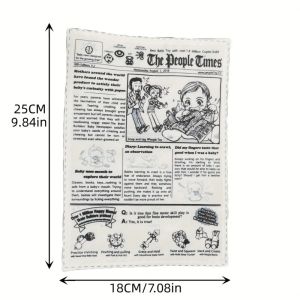 Dog Sound Toys Pet Ringing Paper Newspaper Dog Toys Boredom-Relieving Teething Dog Toy