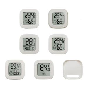 เครื่องวัดความชื้นเทอร์โมมิเตอร์ในบ้านเครื่องวัดความชื้นอากาศดิจิทัลที่วัดอุณหภูมิห้องเครื่องแสดงอุณหภูมิความชื้นที่ถูกต้องสำหรับบ้าน