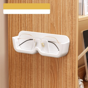 Hộp giá đỡ mắt kính dán tường không cần khoan tiện dụng kệ trưng bày kính chất liệu nhựa trong suốt siêu đẹp