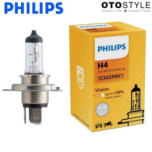 Bohlam Philips Lampu H4 Philips Premium Vision 60/50W P43T-38 KEU