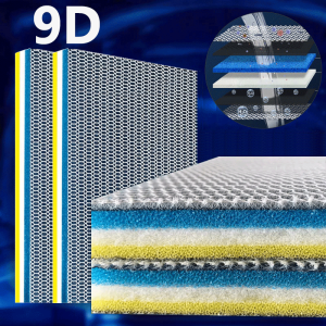 9D 9 Layers Aquarium Fish Tank Filter Sponge No Glue Foam Biochemical Cotton Aquarium Water Filtration Accessories Bio-sponge
