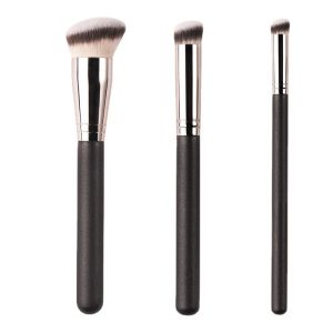 3PCS Makeup Brush 170/270/370 Foundation Concealer Brush For Beginner Soft Small Round-Head BB Cream Face Foundation Powder Makeup Tool
