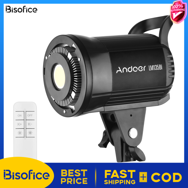 Best Selling】Andoer LM135Bi Portable LED Photography Fill Light