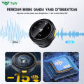TNW A30 Wireless Clip on Mic Microphone Dual Mikrofon Wireless Mikrofon hp Lavalier Microphone wireless Plug & Play Lapel Mic dan Charging Case for TikTok YouTube Facebook Live Stream. 