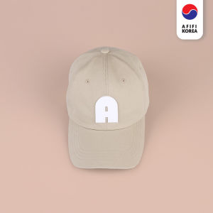 AFIFI A Logo Cap Khaki