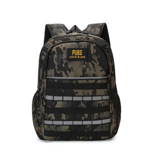OLIKEI PUBG Backpack Outdoor Camping Hiking Backpack Waterproof Travel Camouflage Tactical Bag Student School Bag Laptop Backpack