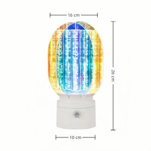 Đèn Bàn Aurora 3D Sáng Tạo Có Thể Sạc Lại Không Dây Đèn Ngủ Đèn Ngủ Hoạt Động Bằng Pin Đèn Ngủ Giọng Hiện Đại Cho Phòng Ngủ Phòng Khách