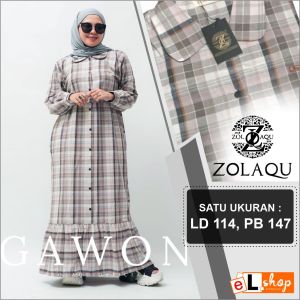 GAMIS ZOLAQU TERBARU 2026 Baju Wanita Model Sekarang Dres Hijab Style Modern Jumbo Official Store