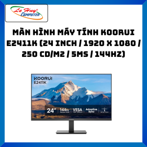 Màn Hình Máy Tính Koorui E2411K (24 inch / 1920 x 1080 / 250 cd/m2 / 5ms / 144Hz) - Hàng Chính Hãng