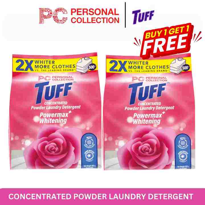 Tuff PLD Powder Laundry Detergent Powermax Whitening 800g Personal