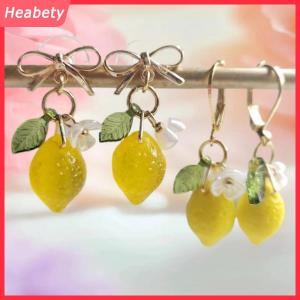 Heabety Cá Nhân Bông Tai Chanh Với Tua Dài Trái Cây Mùa Hè Dangle Bông Tai Đa Năng Bohemian Đồ Trang Sức Quà Tặng Cho Phụ Nữ