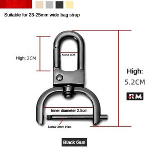 【High Quality Version】Bag Buckle Accessories Bag Straps And Shoulder Straps No Need To Disassemble And No Need To Sew Replaceable Metal Buckle Strap Hook Buckle