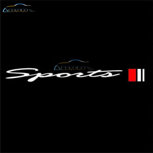 ACEKOGO 1Pc Car Wiper Laser Sticker Reflective Decorative Car Waterproof and Scratch-resistant Stickers