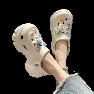 [Free Shipping] WomenS Thick-Soled Height-Increasing Clogs For Summer 2025 New Anti-Slip And Odor-Resistant Beach Closed-Toe Sandals