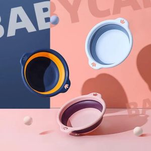 กะละมังพับได้ อเนกประสงค์ พลาสติก คุณภาพดี กะละมังสรสวยกะละมังพกพา กะละมังพับเก็บ