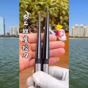 🔥Spot🔥Electric Drill Reamer Hand Reamer Taper Reamer Woodworking T-Type Reamer Hole Saw Chamfering Reaming Reamer Blade