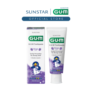 GUM Kids Toothpaste for 2-6 Years - Grape Flavour (70g)