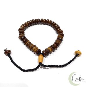 Gelang Tangan Batok Kelapa Tempurung Kelapa Pria Wanita Model Serut Murah Berkualitas