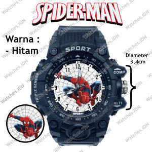 Jam Tangan Sport Anak Laki Laki SpiderMan Baru Anti Air