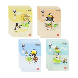 Lốc 5 quyển vở 4 ô ly 80 trang Hồng Hà School 0598 Oringa định lượng 110gsm / Vở Hồng Hà 0598