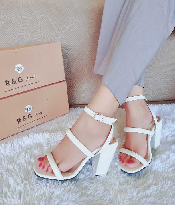 Better Fit Shoes DOUBLE STRAP HIGH HEELED SANDALS FASHIONABLE