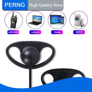 [PERNG] Tehe หูฟังห่วงรูปตัว D แบบข้างเดียวตีความได้พร้อมกัน3.5มม. สำหรับวิทยุระบบไกด์นำเที่ยว