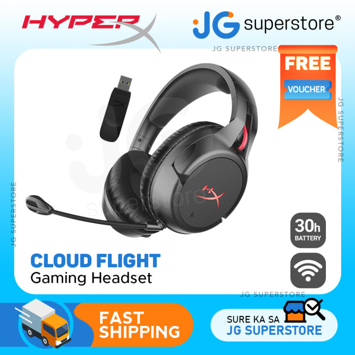 HyperX Cloud Flight - Wireless Gaming Headset - Black-Red / US