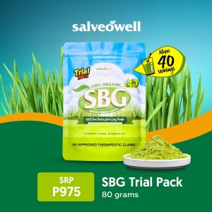 Salveo Barley Grass 100% Organic Trial Pack 80 grams
