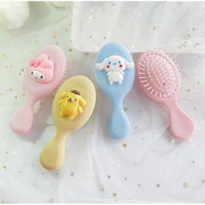 Sanrio Airbag Comb Cartoon Cinnamoroll Melody Kuromi Small Comb Girls Massage Comb Cushion Comb Head Massager Anti Static