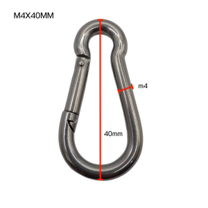 ห่วงสแตนเลส สแนปลิงค์ ตะขอเกี่ยว สแนปลิงค์แสตนเลสแท้ 304 ขนาด M4*40-M10*100 (ราคาต่อชิ้น กรุณาเลือกตัวเลือก)