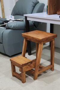step stool ladder chair fully assemble handcrafted ladder chair made from solid wood